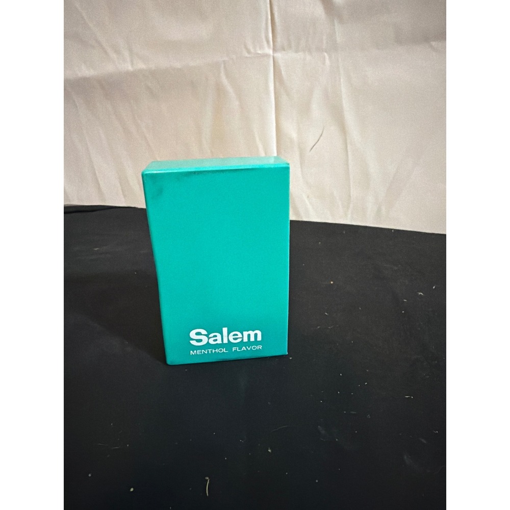Salem‎ Cigarette Pack Cover Teal Good Vintage Plastic Menthol Holder No Tobacco